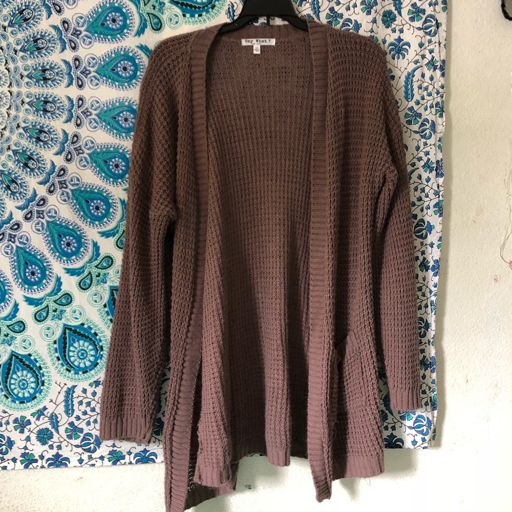 Cardigan blush, lilac pink